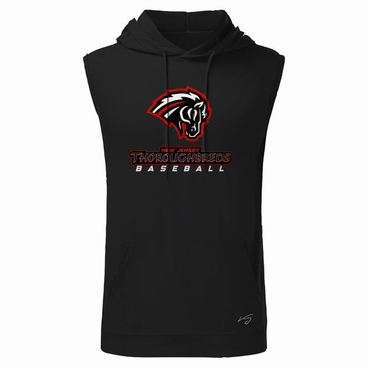 NJ THOROUGHBREDS SLEEVELESS HOODIE – FLEECE