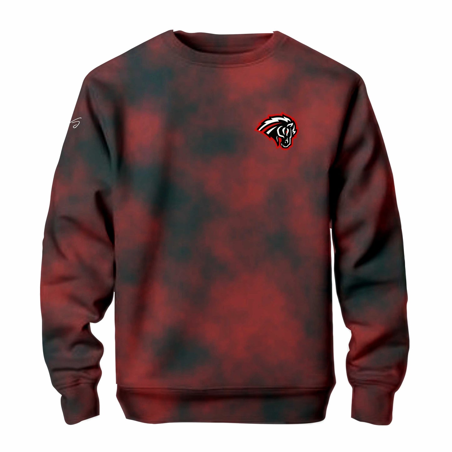 NJ THOROUGHBREDS BASEBALL “KEEP YOUR MIND FLOWING” TIE DYE CREWNECK
